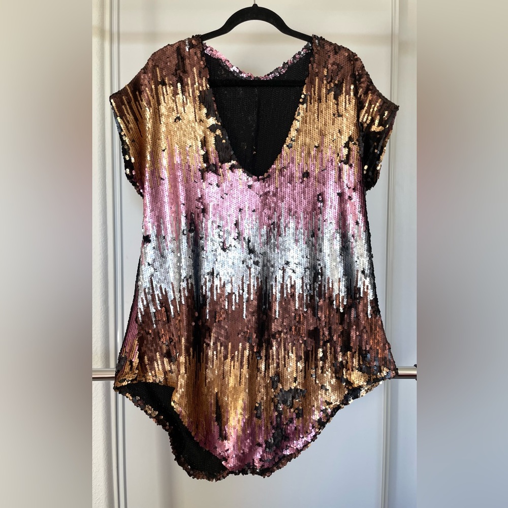12th Tribe reversible Sequin Dress